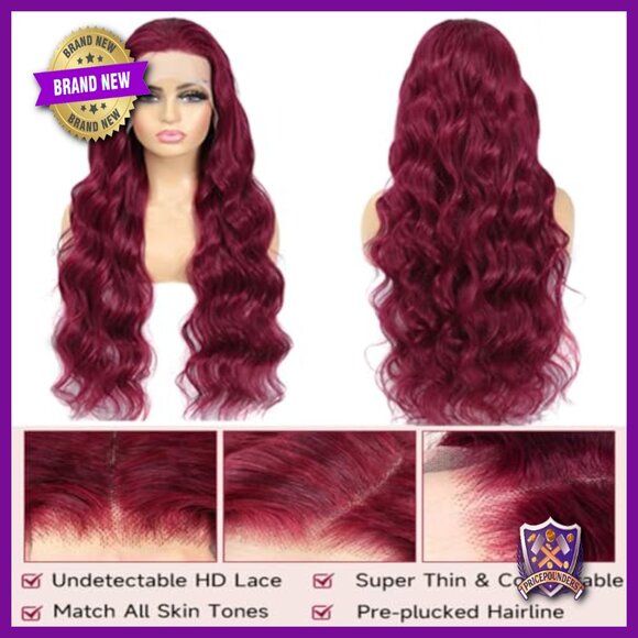 28 Inch Human Hair Lace Front Wig 13x4 HD Glueless Body Wave Pre Plucked main image 4